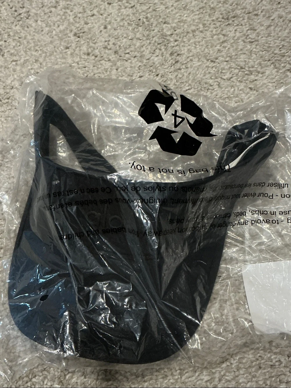 Alo Yoga Black Performance Eclipse Visor